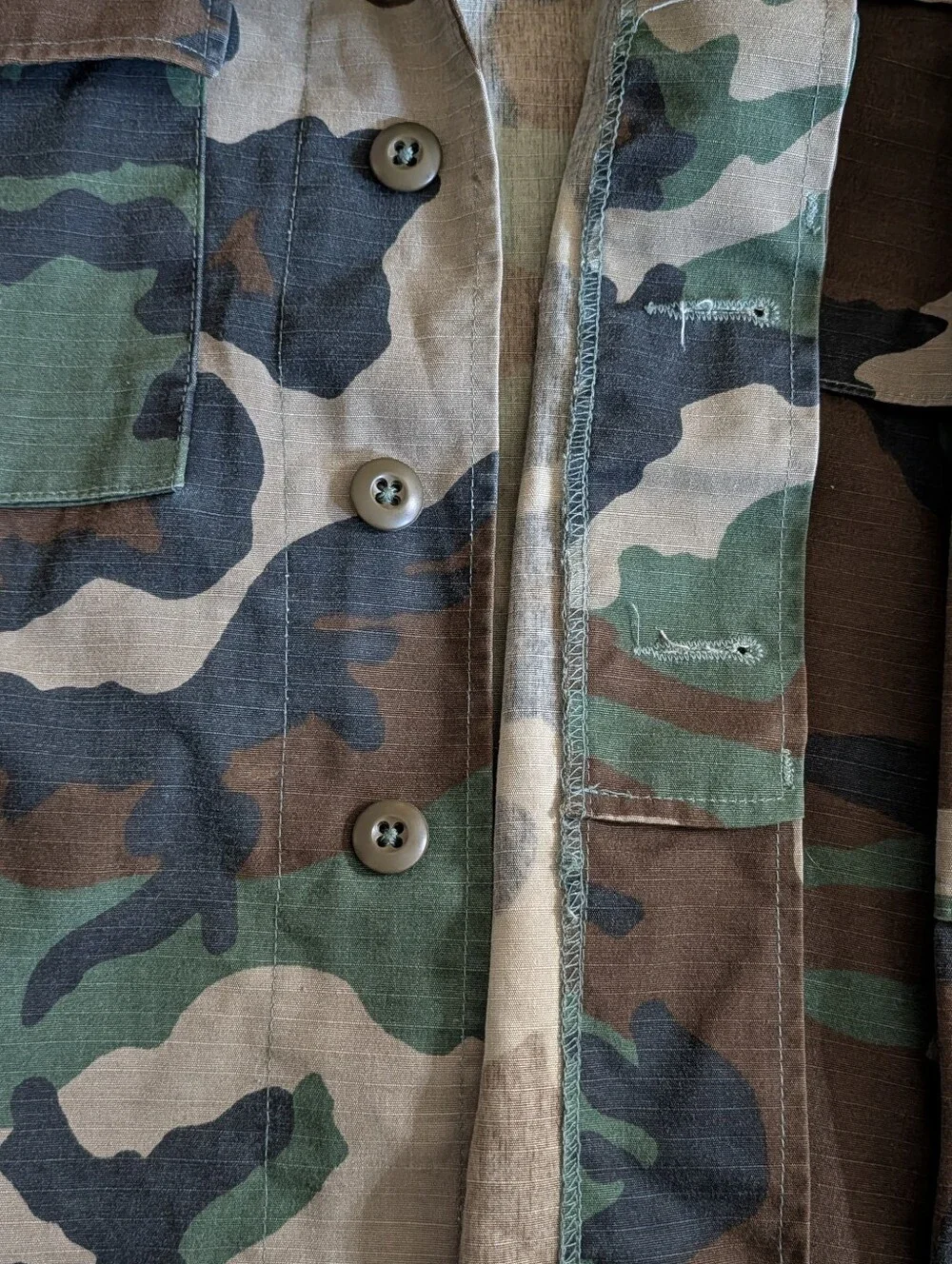 Propper Public Safety Woodland Camo BDU Jacket Combat Coat Size M‎ Regular